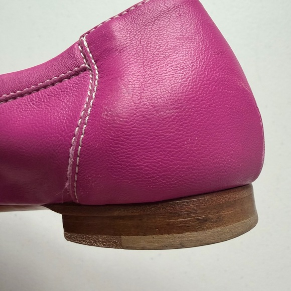 AGL Attilio Giusti Leombruni Monika Pink Ballet Flats Patent Leather Toe 38.5 - Picture 9 of 16